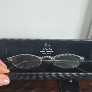 Vintage Jimmy Swarovski Crystal Reading Glasses